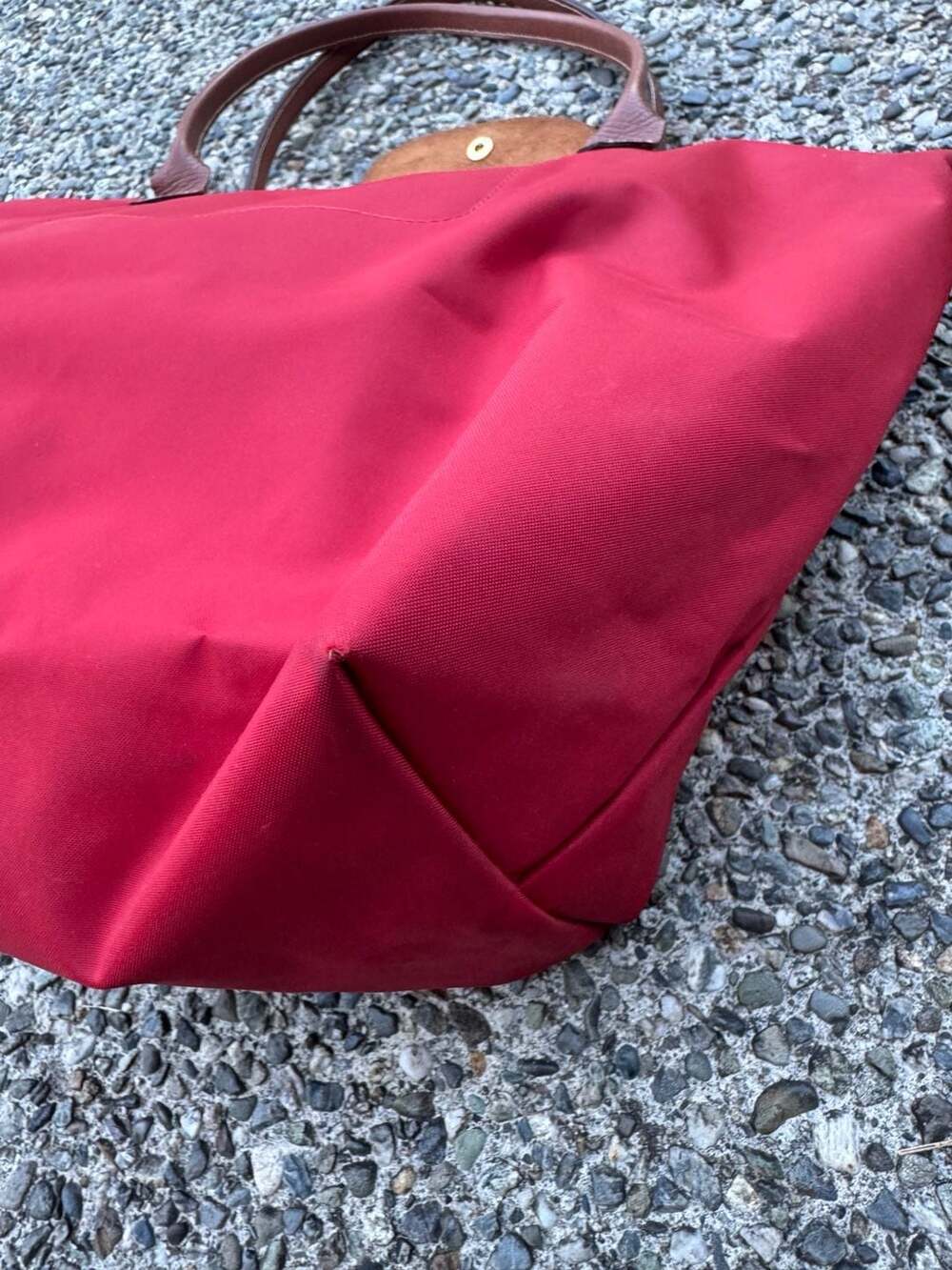 Longchamp Le Pliage Nylon Tote Bag in Red - Picture 8 of 12